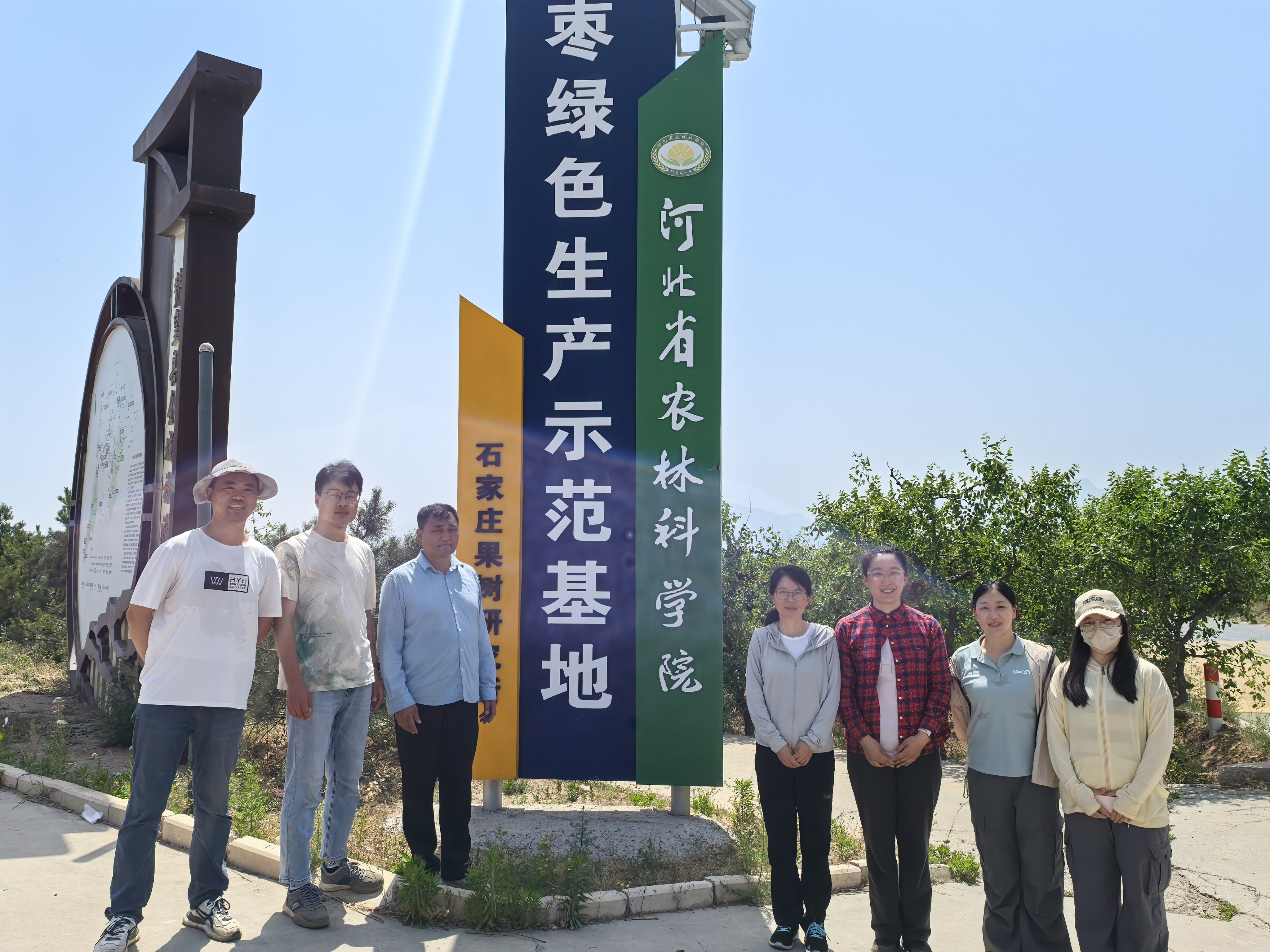 北京市农林科学院植保所枣植保技术团队赴河北石家庄赞皇开展枣树病虫害调研